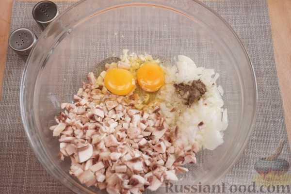 Капустные котлеты с грибами