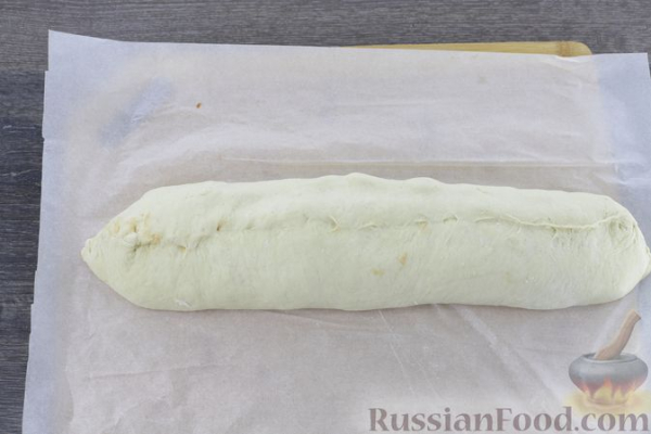 Пицца-рулет с болгарским перцем и шпинатом