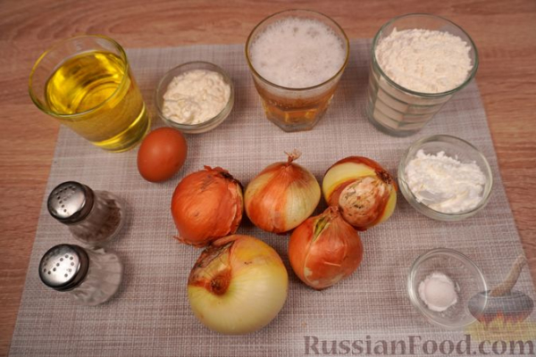 Луковые кольца в пивном кляре
