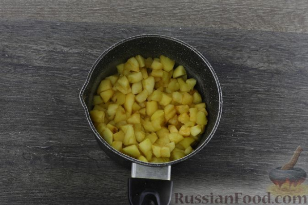 Постная галета с яблоками
