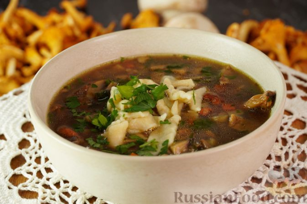 Польский грибной суп