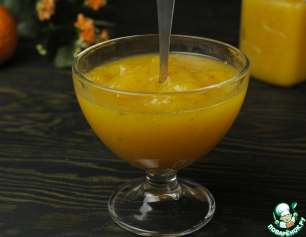 Густой мандариновый джем за 3 минуты