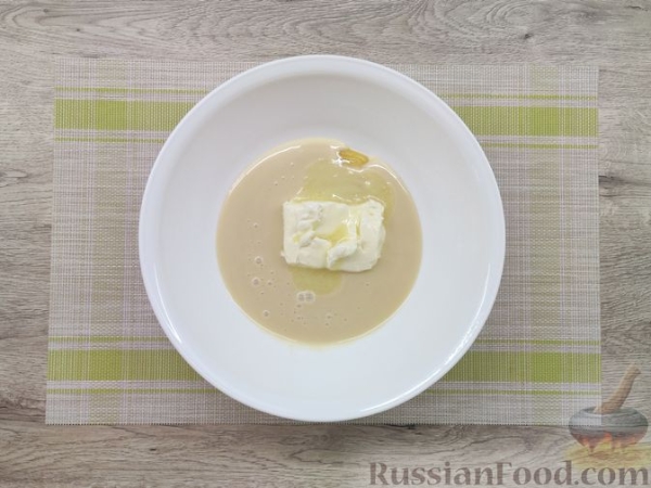 Тёртое печенье "Башенки" со сгущёнкой и шоколадом